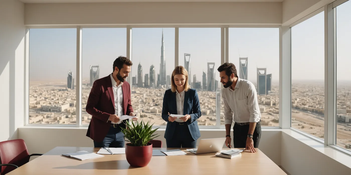 The Stream team at their Riyadh office